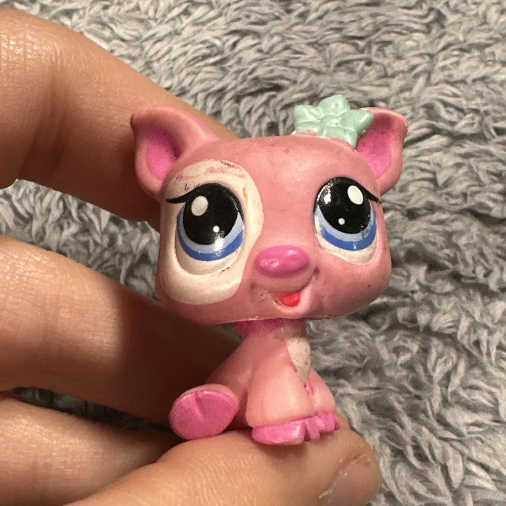 Lot Of 3 HERMIT CRAB #928 Turtle Pig Authentic Littlest Pet Shop Hasbro LPS